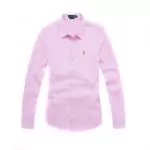 ralph lauren femmes chemise promo france oxford cotton pink